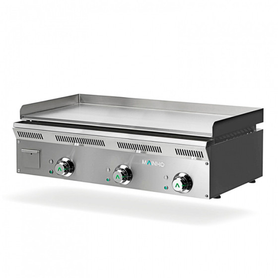 Plancha profesional eléctrica ELP-93EMRN con placa rectificada semiranurada