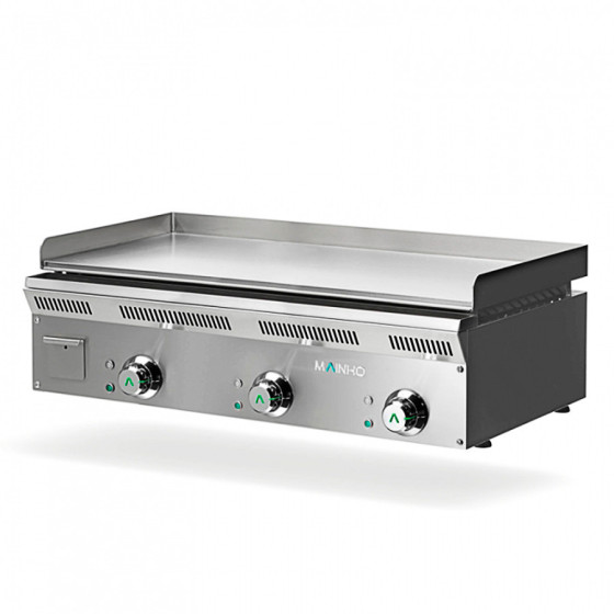 Plancha profesional eléctrica ELP-93EMCN con placa de cromo duro