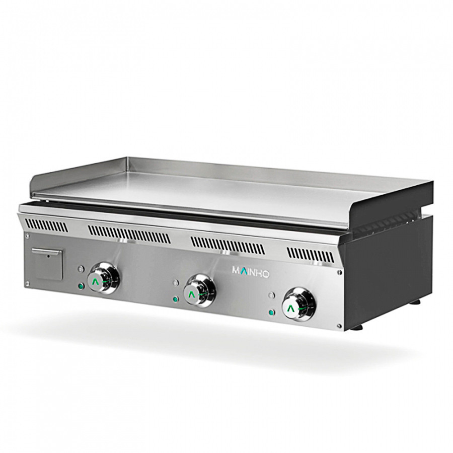 Plancha profesional eléctrica ELP-93EMCN con placa de cromo duro