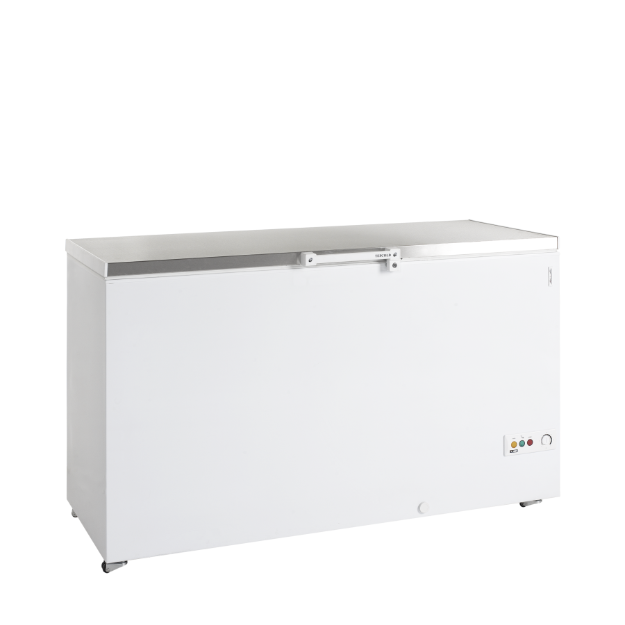 Congelador de Arcón TEFCOLD FR505S SL | Tapa de Acero Inoxidable | 1504x700x945 mm | Capacidad 454 L | Clase D