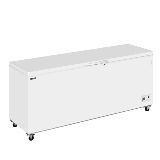Congelador de Arcón TEFCOLD CF700 SL | Tapa Ciega y Cierre con Llave | 2060x716x903 mm | Capacidad 600 L | Clase D