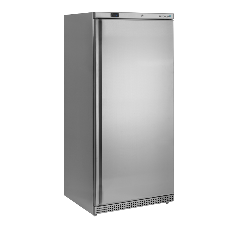 Refrigerador Almacenamiento Inox TEFCOLD UR550S | 420L | +2/+10°C | Vent. | Clase C | 777x715x1720 mm