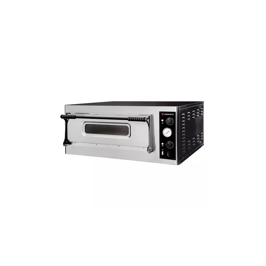 Horno Eléctrico para Pizza Trifásico Sammic PO-6 | 5120163 | 1 Cámara | Para 6 Pizzas Ø 32 cm | 7200W | 400V