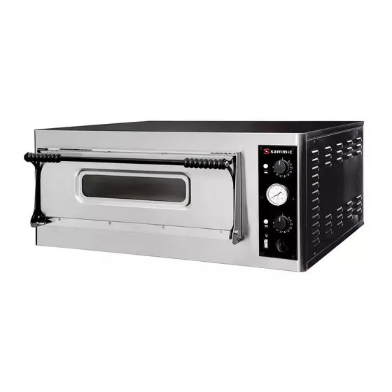 Horno Eléctrico para Pizza Trifásico Sammic PO-4 | 5120153 | 1 Cámara | Para 4 Pizzas Ø 32 cm | 4700W | 400V
