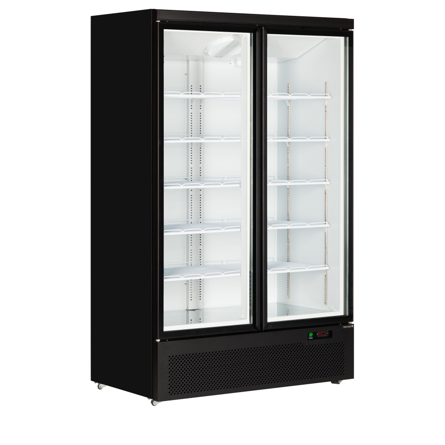 Expositor Refrigerado TEFCOLD Atom Maxi C2DB | 2 Puertas Batientes | 1253x710x2003 mm | Capacidad 809 L | Clase Energética B