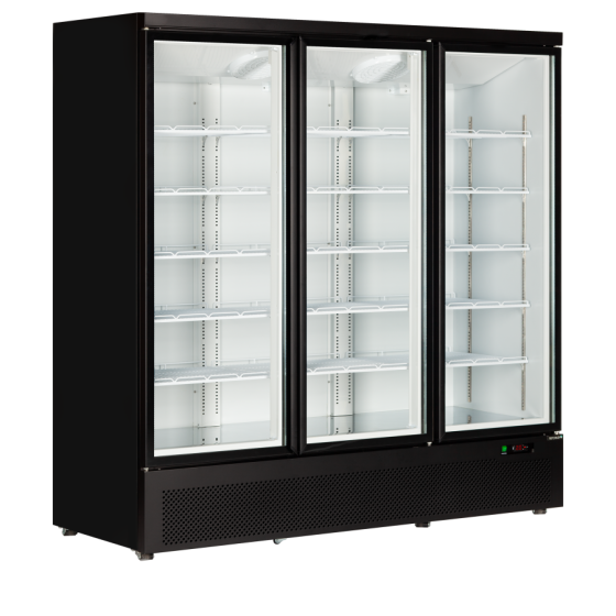 Expositor Refrigerado TEFCOLD Atom Maxi C3DB | 3 Puertas Batientes | 1880x710x2003 mm | Capacidad 1264 L | Clase Energética B