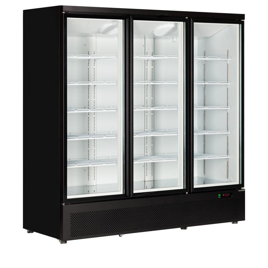 Expositor Refrigerado TEFCOLD Atom Maxi C3DB | 3 Puertas Batientes | 1880x710x2003 mm | Capacidad 1264 L | Clase Energética B