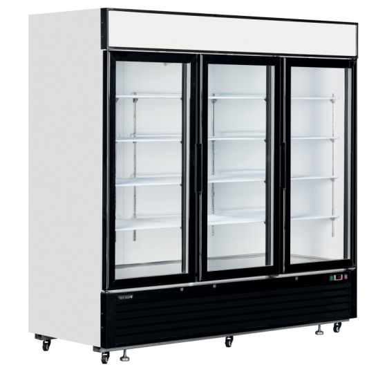 Expositor Refrigerado LGC7500 | 3 Puertas Batientes | Marquesina Iluminada | 2079x805x2065 mm | 1436 L | Clase Energética C