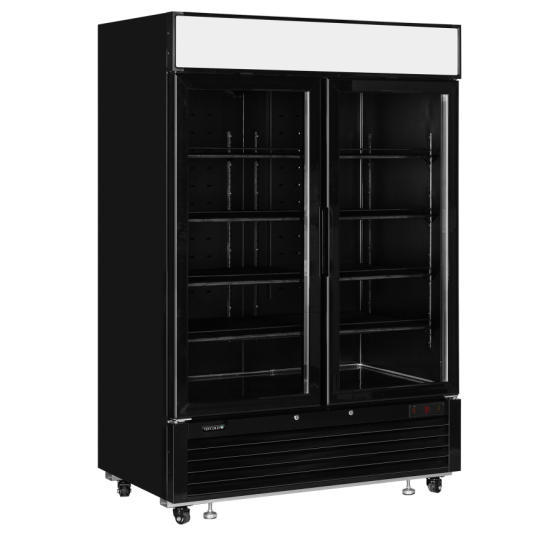 Expositor Refrigerado LGC5000B | 2 Puertas Batientes | Marquesina Iluminada | 1382x805x2065 mm | Clase Energética B