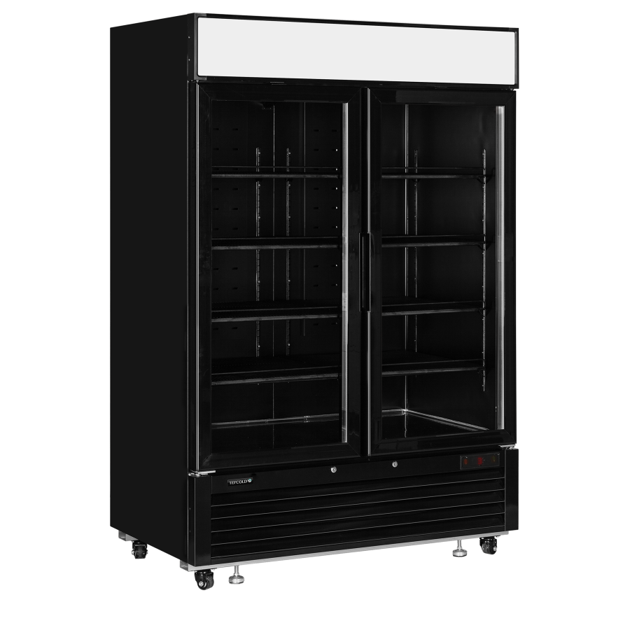 Expositor Refrigerado LGC5000B | 2 Puertas Batientes | Marquesina Iluminada | 1382x805x2065 mm | Clase Energética B