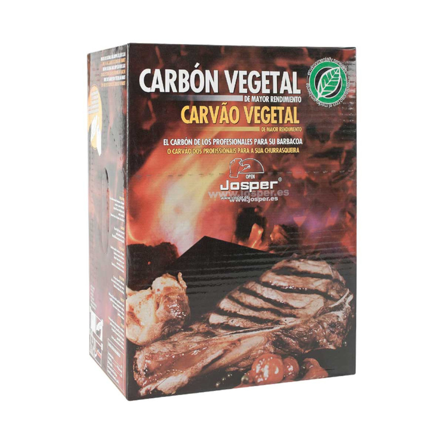 Josper Carbón Vegetal Marabú | Sin Chispa | Larga Duración | Pescados y Verduras