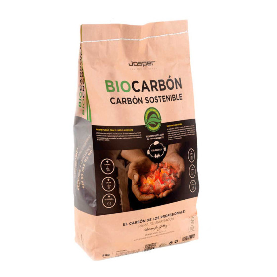 Josper Bio Carbón Vegetal Sostenible Eucalipto | Sin Aditivos | 40-80mm