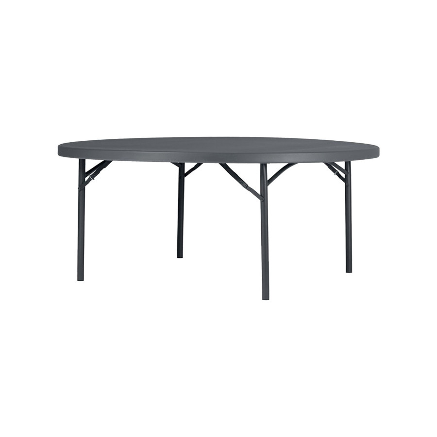 Mesa Plegable Redonda Zown Planet180 | Ref: BT-71-NC | Ø180.3 cm | 10 Personas | Uso Exterior
