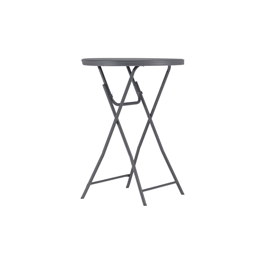 Mesa Alta Plegable Zown Cocktail80 Redonda Ø813mm H1100mm | Ref: PT-36-NC | Polietileno | 170kg Carga