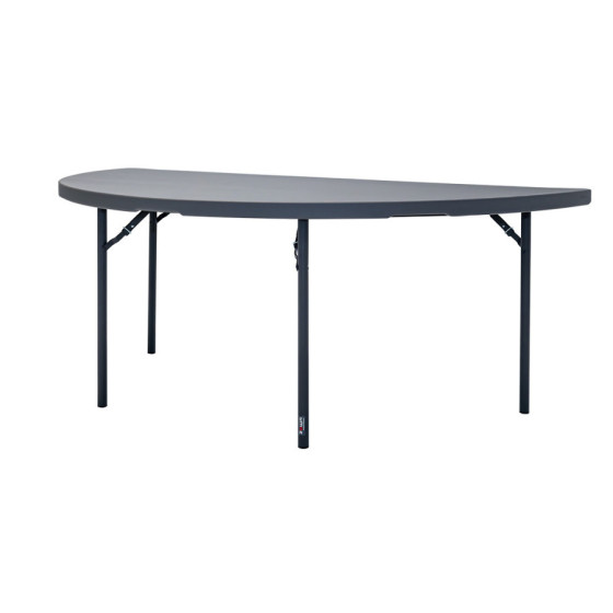 Mesa Semicircular Zown Ovo200 | Ref: PT058X001A | 1982x991x743 mm | 6 Personas | Plegable | Protección UV