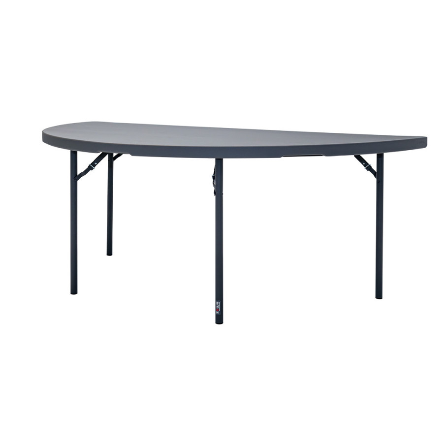 Mesa Semicircular Zown Ovo200 | Ref: PT058X001A | 1982x991x743 mm | 6 Personas | Plegable | Protección UV