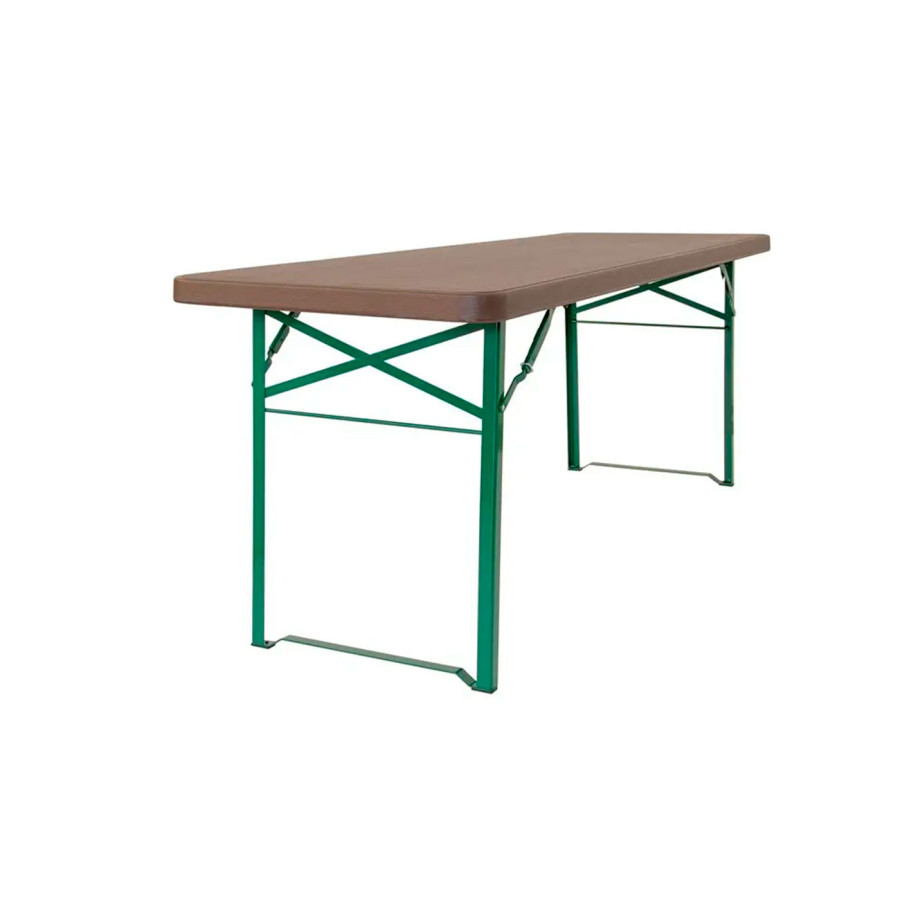 Mesa cervecera plegable New Zown Munich70 | Ref: PT-46 | 220x67x77 cm | 8 personas | Polietileno