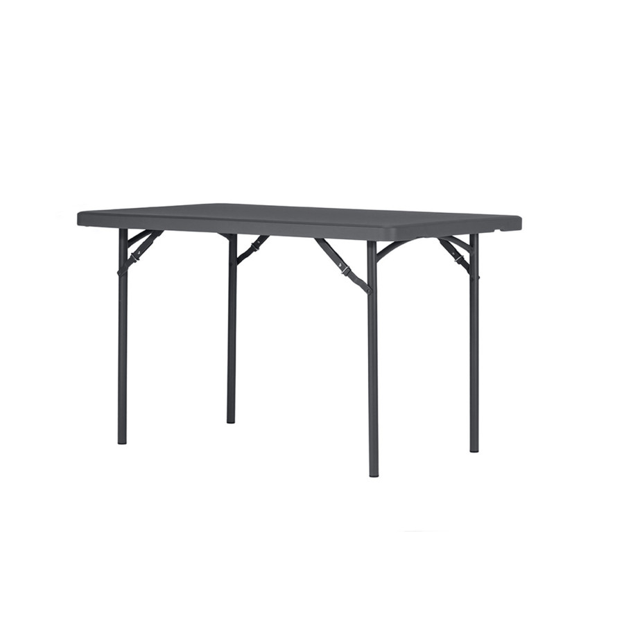 Mesa Plegable Rectangular New Zown Classic XL120 | Ref: BT004X014 | 1219x760x743 mm | 4 Personas | Polietileno y Acero
