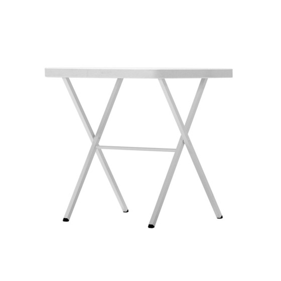 Mesa Bistró Plegable Zown Bistrot70 Blanca | Ref: BT009X001A-W | 68.6x68.6x74.3 cm | 2 Personas | UV | Hidrófuga
