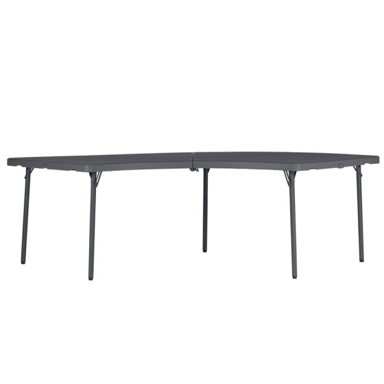 Mesa de exterior New Zown Classic XXLMoon | Ref: PT016X001A | Media Luna | Plegable | 2534x915x743 mm