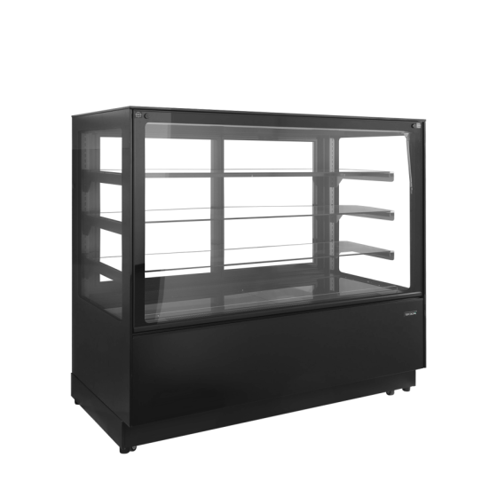 Vitrina de Exposición TEFCOLD PDA3-CTF150B-1 | Cristal Plano | 1500x750x1360 mm | Clase B | Gran Capacidad y Máxima Eficiencia