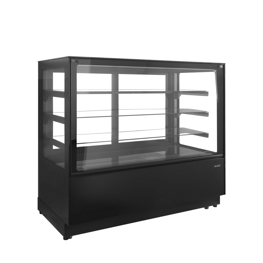 Vitrina de Exposición TEFCOLD PDA3-CTF150B-1 | Cristal Plano | 1500x750x1360 mm | Clase B | Gran Capacidad y Máxima Eficiencia