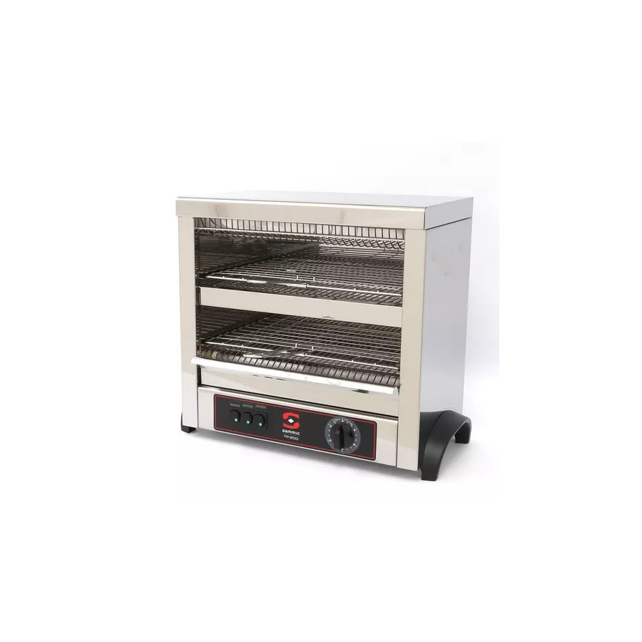 Tostadora de Pan Industrial TP-200 | 5110126 | 2 Pisos | 240 Tostadas/h | Resistencias de Cuarzo | Temporizador | 2800W | 230V