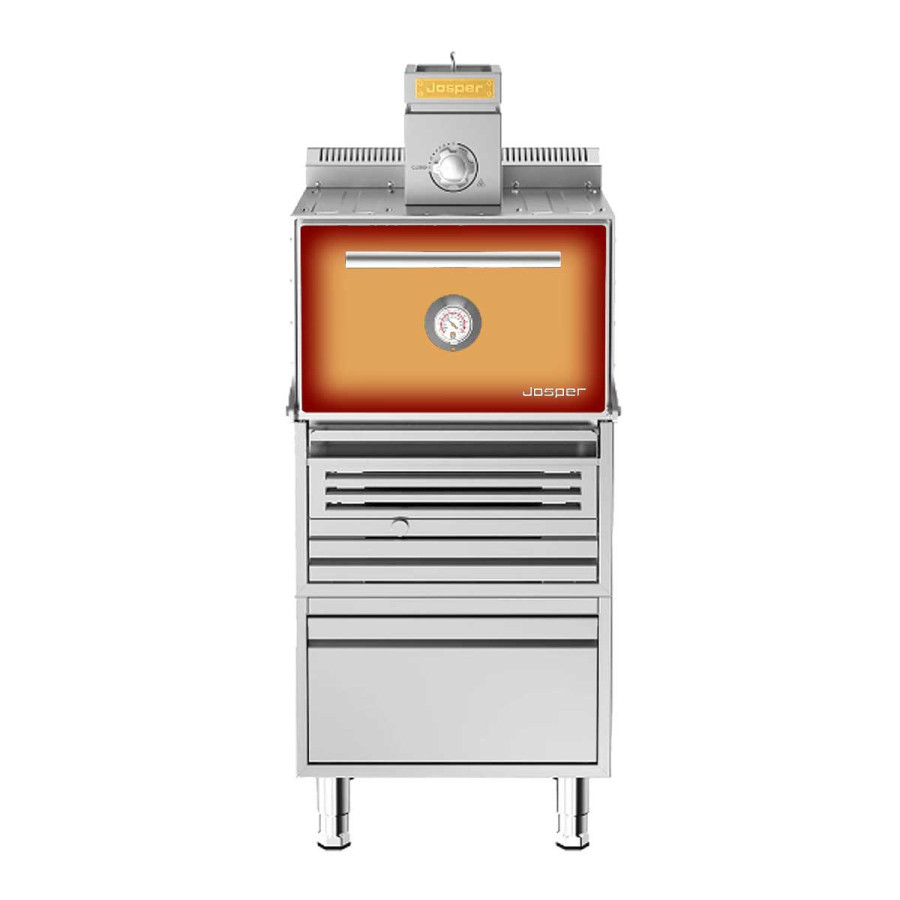 Horno Brasa Josper HJX-Pro S80-TD | 60 kg/h | 80 Comensales | 649x778x1600 mm |  Marrón