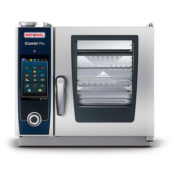 Horno Vapor Combinado Eléctrico Rational iCombi Pro 6-1/1 | CB1ERRA0000817 | 6 GN 1/1 | 10.8 kW | Autolimpieza | 850x842x804 mm