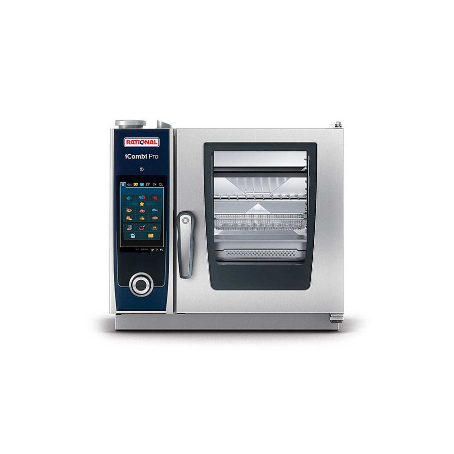 Horno Vapor Combinado Eléctrico Rational iCombi Pro 6-1/1 | CB1ERRA0000817 | 6 GN 1/1 | 10.8 kW | Autolimpieza | 850x842x804 mm