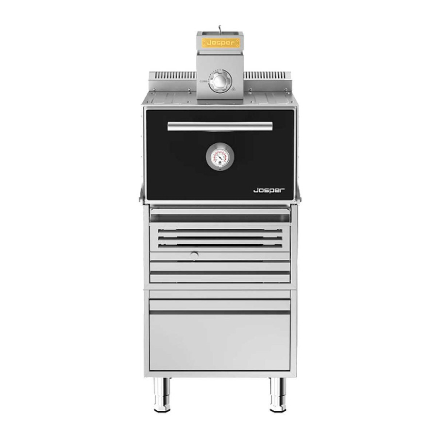 Horno Brasa Josper HJX-Pro S80-TD | 60 kg/h | 80 Comensales | 649x778x1600 mm |  Negro