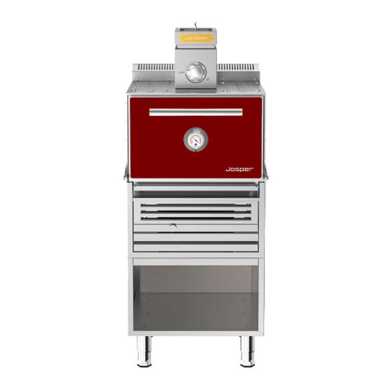 Horno Brasa Josper HJX-Pro S80-T | Producción 60 kg/h | 80 Comensales | 649x1017x1600 mm | Burdeos