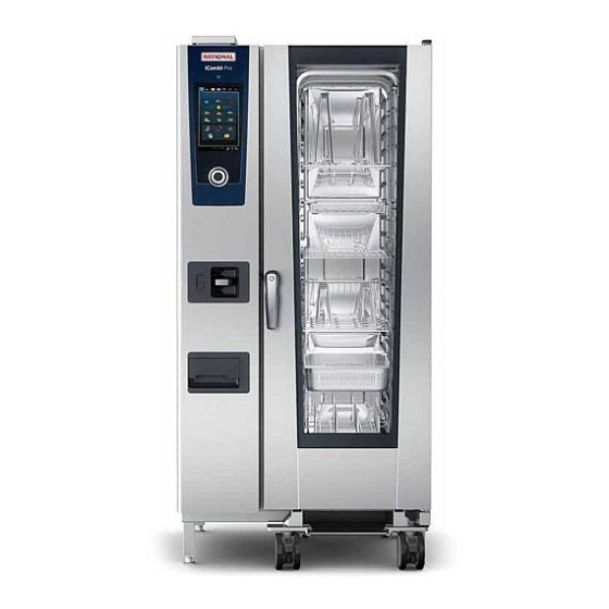 Rational iCombi Pro 20-1/1 | Ref: CF1ERRA.0000821 | Horno Vapor Combinado Eléctrico | 20 GN 1/1 | 150-300 Comidas/Día | 37.2 kW