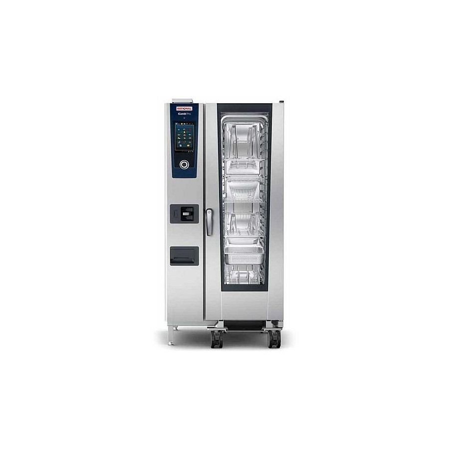 Rational iCombi Pro 20-1/1 | Ref: CF1ERRA.0000821 | Horno Vapor Combinado Eléctrico | 20 GN 1/1 | 150-300 Comidas/Día | 37.2 kW