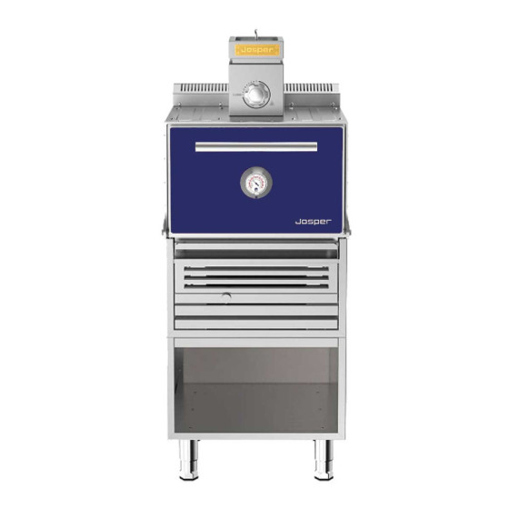 Horno Brasa Josper HJX-Pro S80-T | Producción 60 kg/h | 80 Comensales | 649x1017x1600 mm | Azul