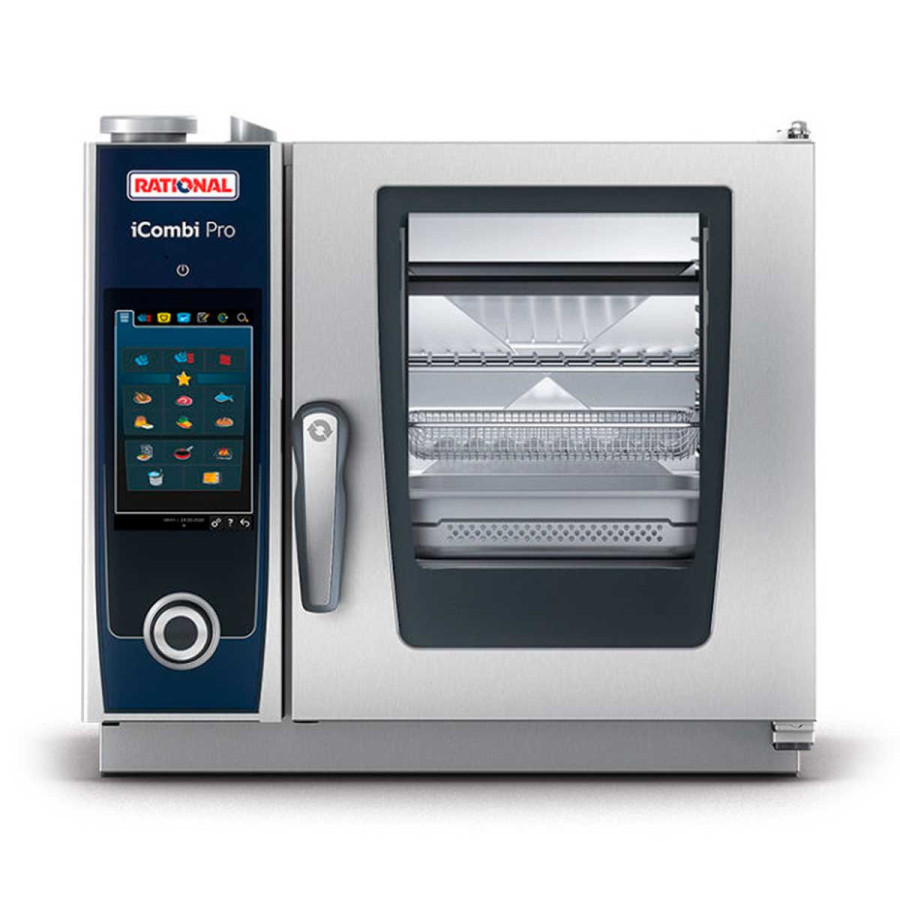 Horno Combi Rational iCombi Pro 6-1/1 Gas Natural GLP 3B/P | CB1GRRA.0000836 | 6 bandejas GN 1/1 | 13.5 kW | 850x842x804 mm