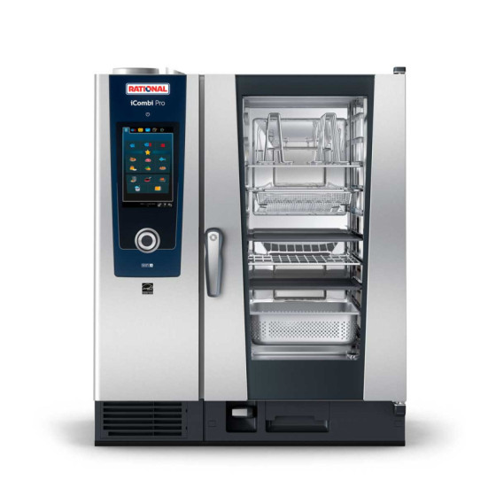 Horno Combi Vapor Rational iCombi Pro 10-1/1 Gas Natural H G20 | Ref: CD1GRRA.0000843 | 10 GN 1/1 | 22 kW | Auto-limpieza