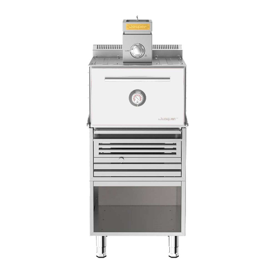 Horno Brasa Josper HJX-Pro S80-T | Producción 60 kg/h | 80 Comensales | 649x1017x1600 mm | Blanco