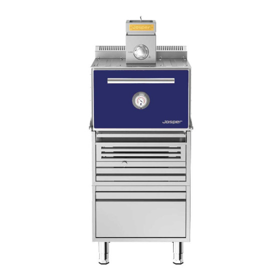 Horno Brasa Josper HJX-Pro S80-TD | 60 kg/h | 80 Comensales | 649x778x1600 mm |  Azul