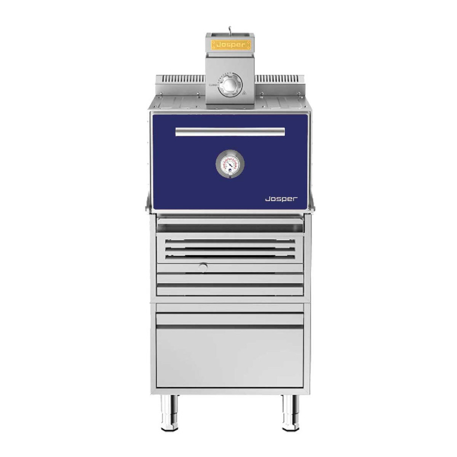 Horno Brasa Josper HJX-Pro S80-TD | 60 kg/h | 80 Comensales | 649x778x1600 mm |  Azul