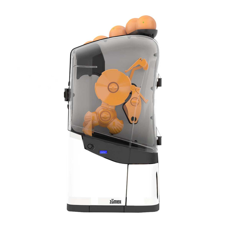 Exprimidora Zumex Minex Blanca | Automática | 13 Frutas/min | Tecnología ASP Antibacterias | 36,5 x 36 x 72 cm