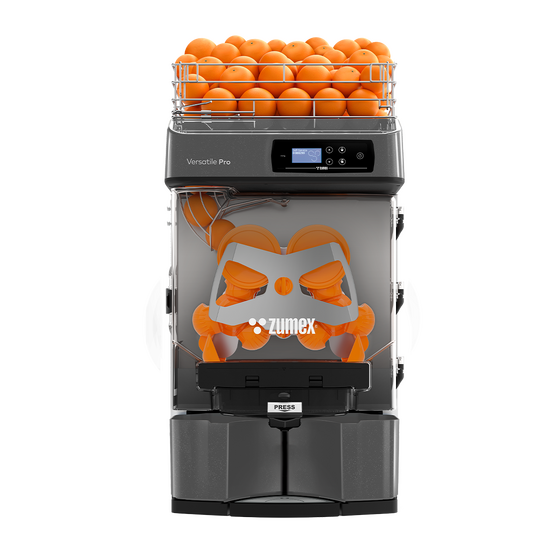 Exprimidor Profesional Zumex Smart Versatile Pro | Ref: 10230 | 22 frutas/min | PulpOut System | 380W | 480x550x900mm | Grafito