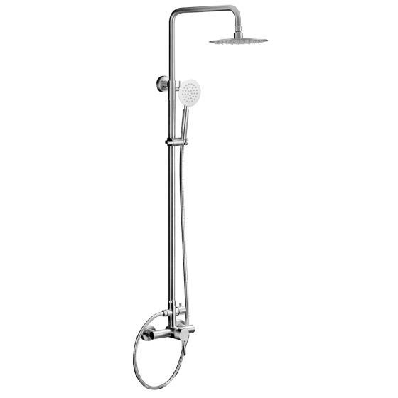Grifo de Ducha Monomando Fricosmos Serie Vega LX | Ref: 464708 | Acero Inoxidable | Apertura en Frío | 475x1325 mm