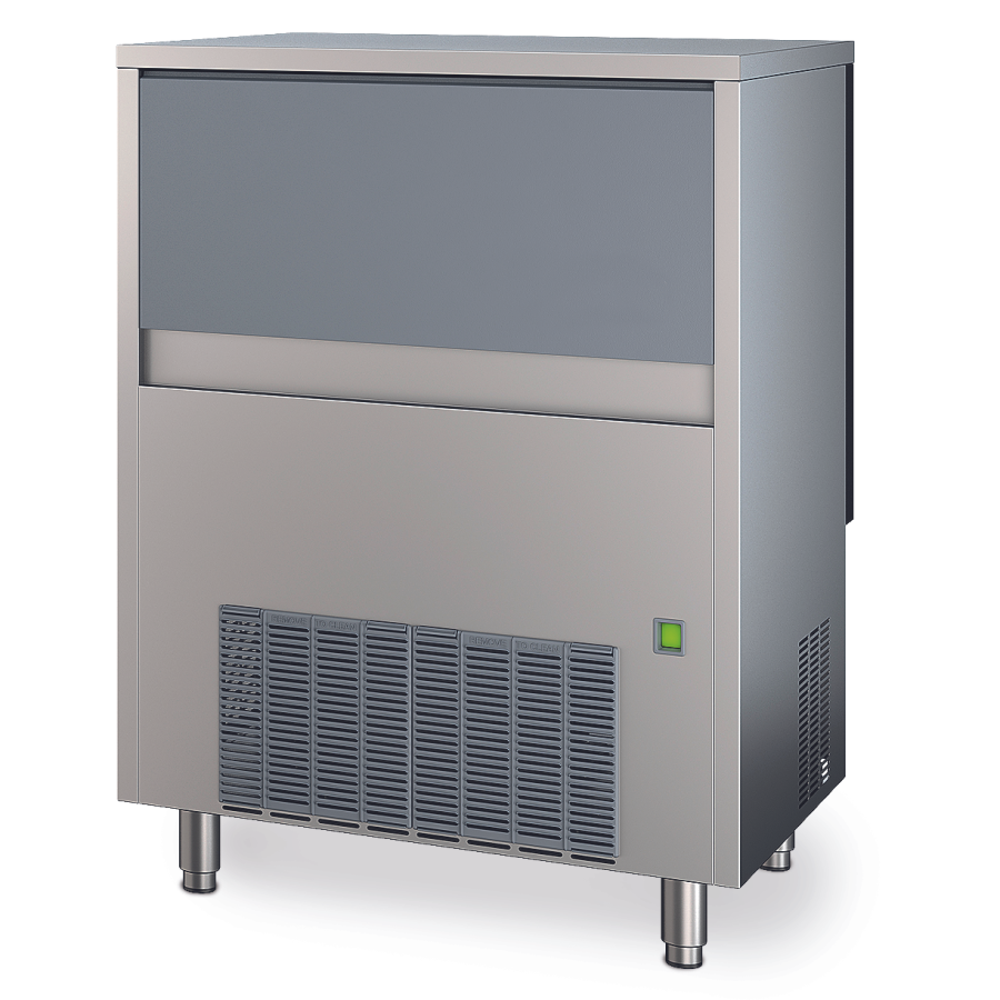 Fabricador de Cubitos de Hielo CG 155 | Producción 155 kg/24h | Depósito 65 kg | Cubito L (41g) | Aire/Agua | 840x740x1185 mm