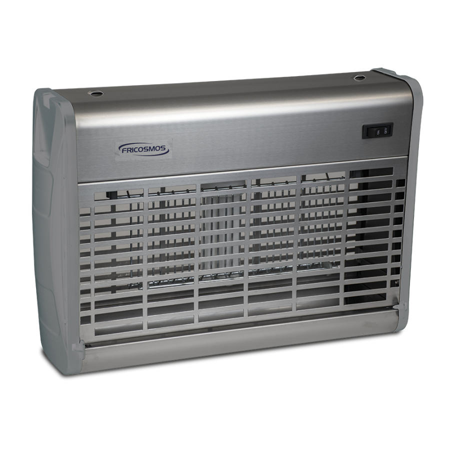 Exterminador de Insectos Eléctrico Fricosmos | Ref: 485808 | Inox | 9W | 50m² | 380x105x260 mm
