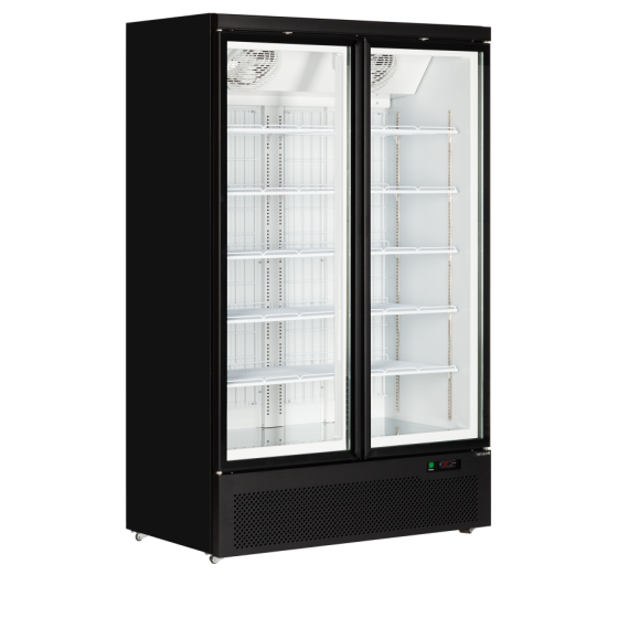 Congelador Expositor | Atom Maxi F2DB | 702L | 2 Puertas Cristal | Vent. | LED | -22/-18°C | R290 | Clase D | 1253x760x2003 mm