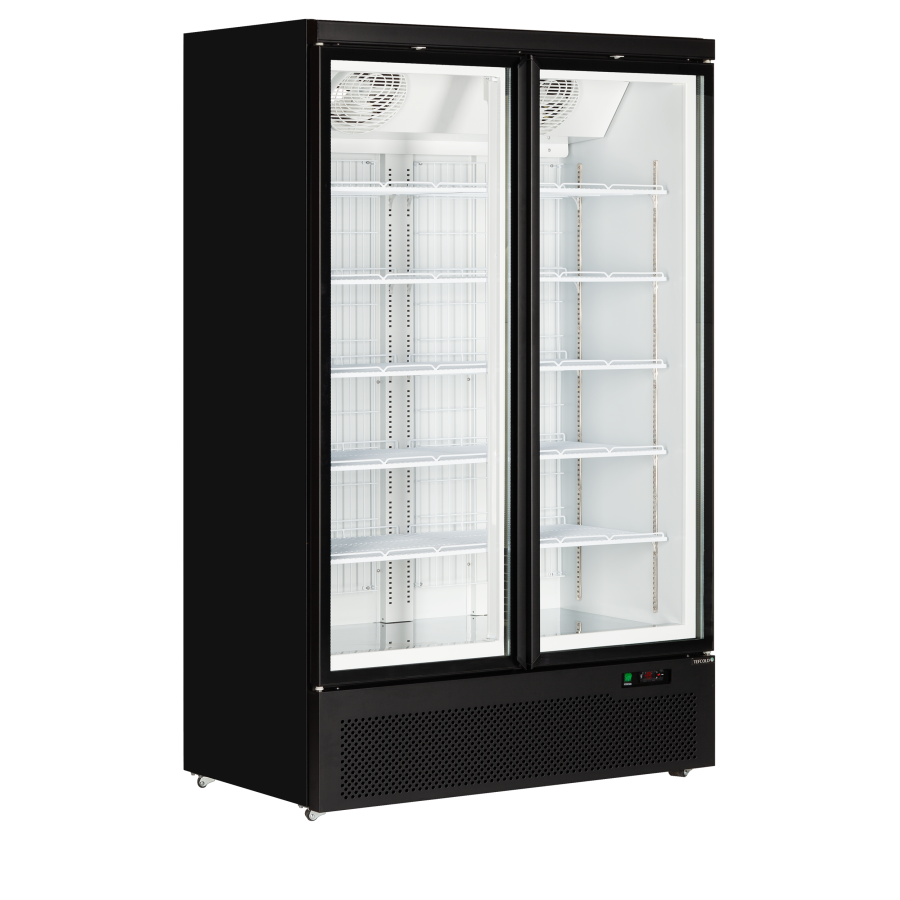 Congelador Expositor | Atom Maxi F2DB | 702L | 2 Puertas Cristal | Vent. | LED | -22/-18°C | R290 | Clase D | 1253x760x2003 mm