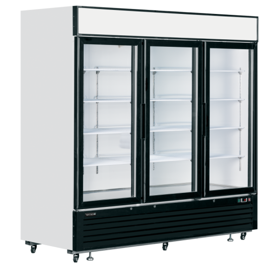 Congelador Expositor | Ref: LGF7500 | 1436L | 3 Puertas Cristal | Vent. | LED | -25/-14°C | R290 | Clase D | 2079x805x2065 mm