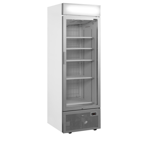 Congelador Expositor Silver | UFSC1450GCP NF Silver | 440L | Cristal | Vent. | -22/-12°C | R290 | Clase C | 680x761x2149 mm