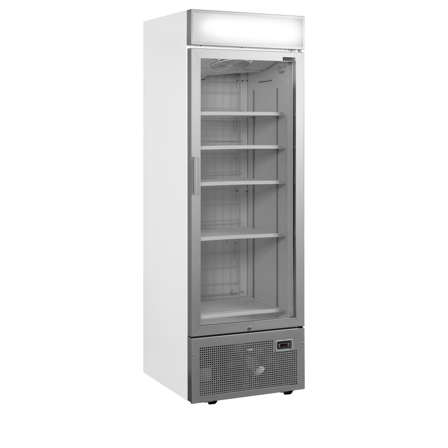 Congelador Expositor Silver | UFSC1450GCP NF Silver | 440L | Cristal | Vent. | -22/-12°C | R290 | Clase C | 680x761x2149 mm